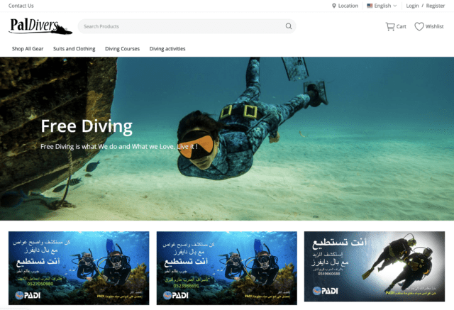 paldivers website screenshot